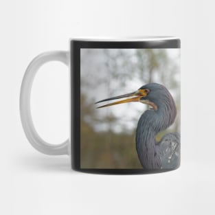 Tricolor Heron Calling Out Mug